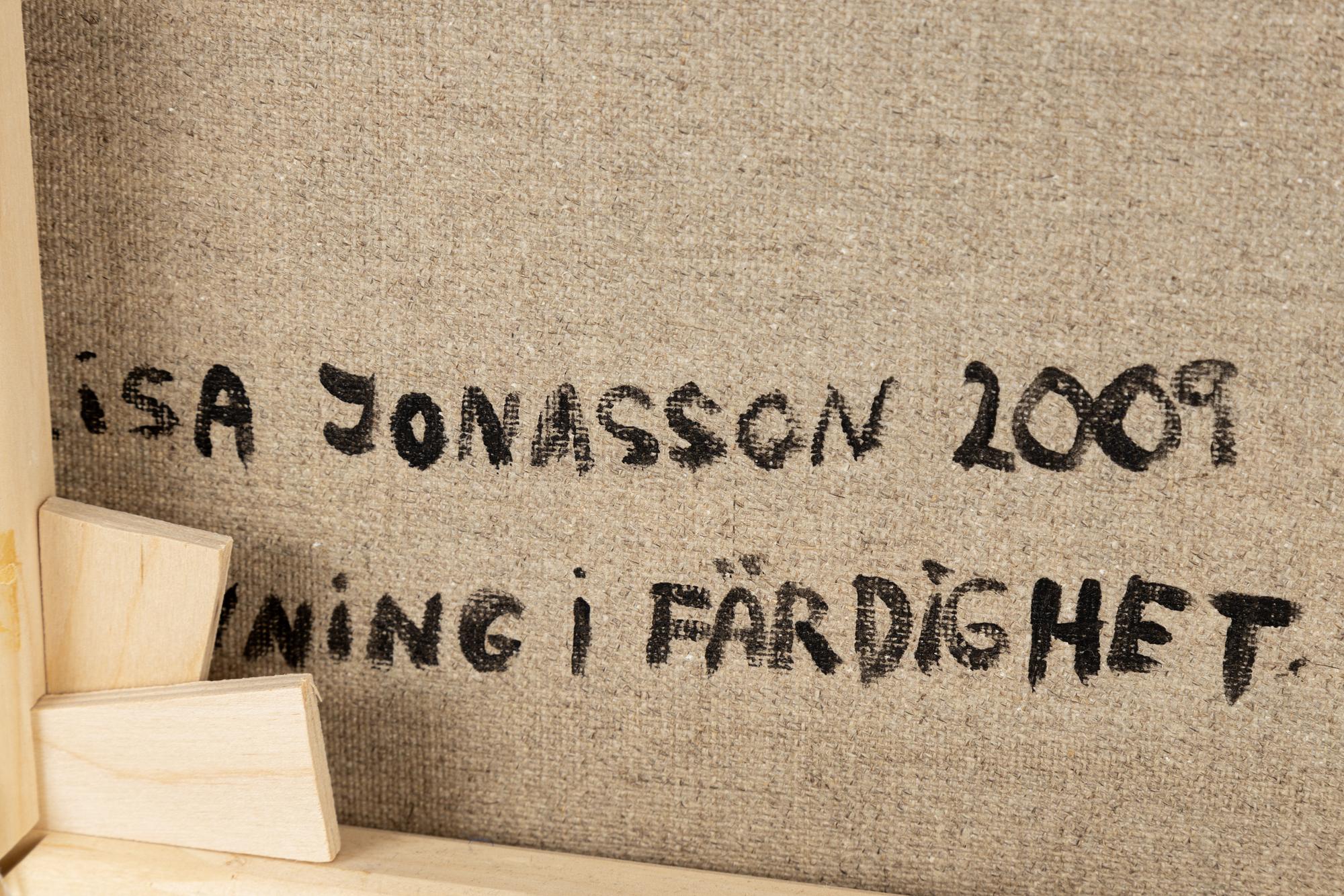 Lisa Jonasson, akryl på duk, signerad och daterad 2009 a tergo.