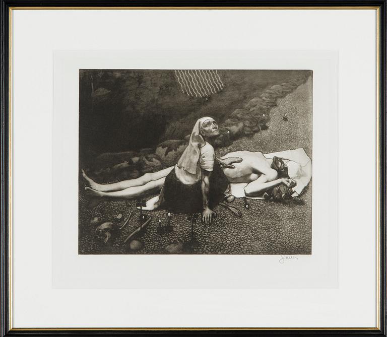 Akseli Gallen-Kallela, "Lemminkäisen äiti".