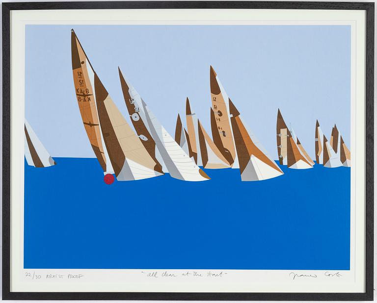 Franco Costa, färgserigrafi, signerad 22/30 AP.