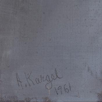 AXEL KARGEL, oil on canvas on board, signed A. kargel and dated 1961.