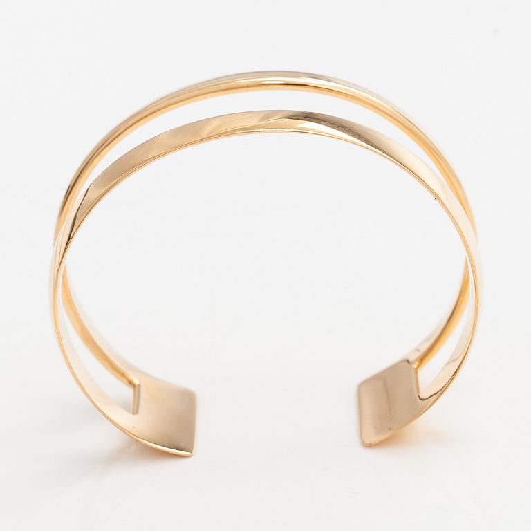 Hans Hansen, bangle, 14K gold, Denmark.