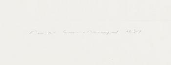 Pentti Lumikangas, etching, signed and dated 1981, numbered 10/200.