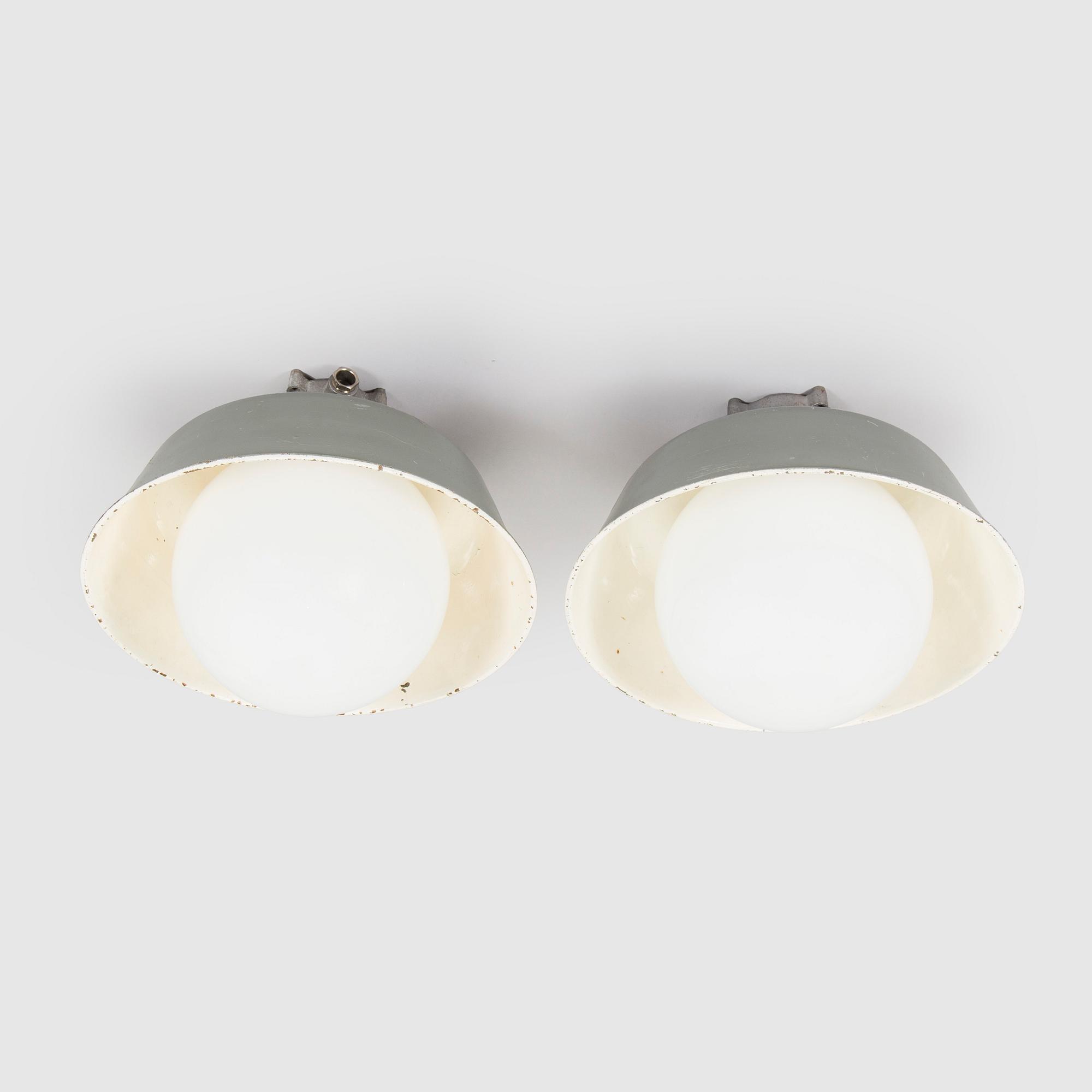 A pair of wall lights/ outdoor lights '92120' by Idman, mid 20th century.