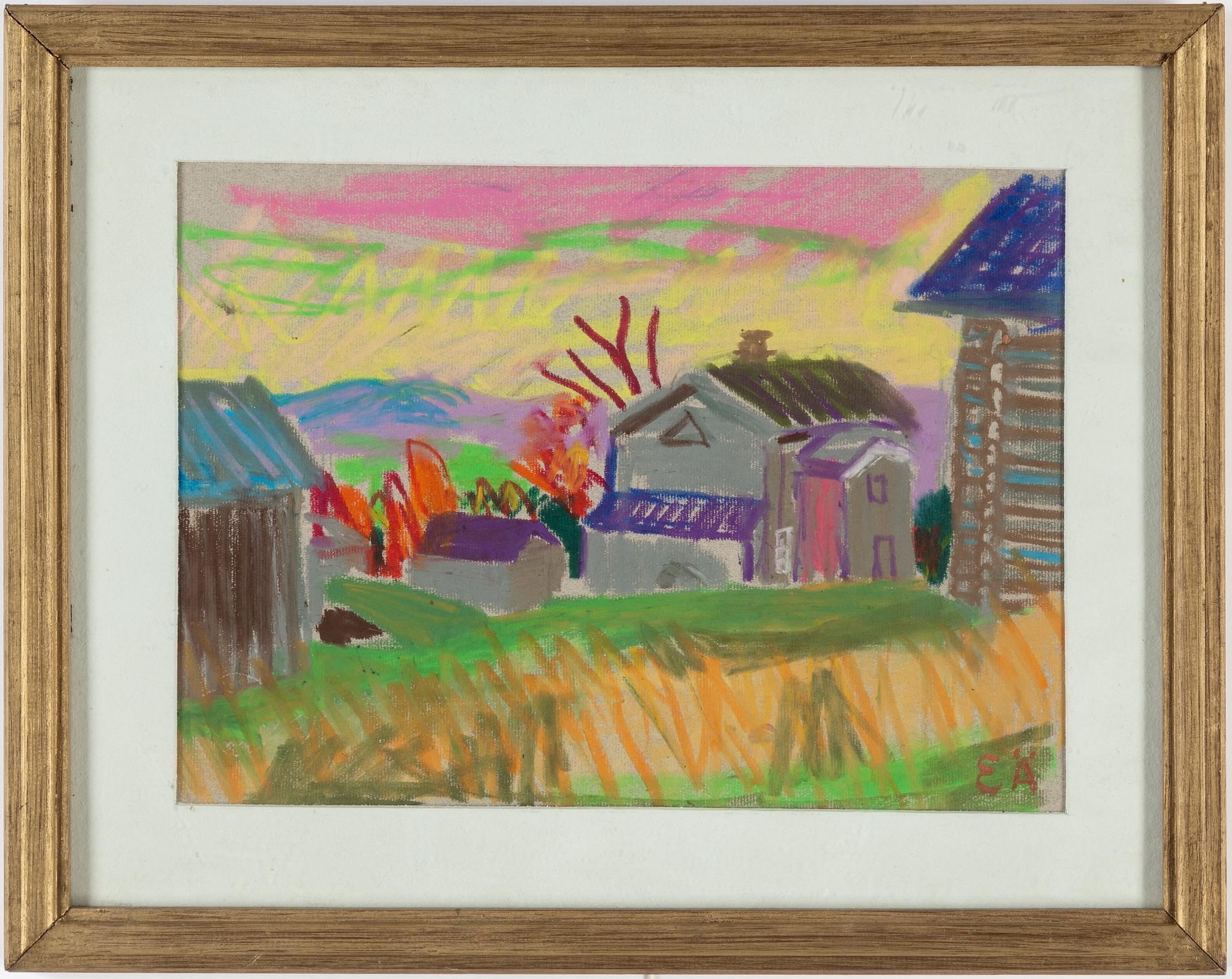 ERLING ÄRLINGSSON, pastell, signed EÄ.