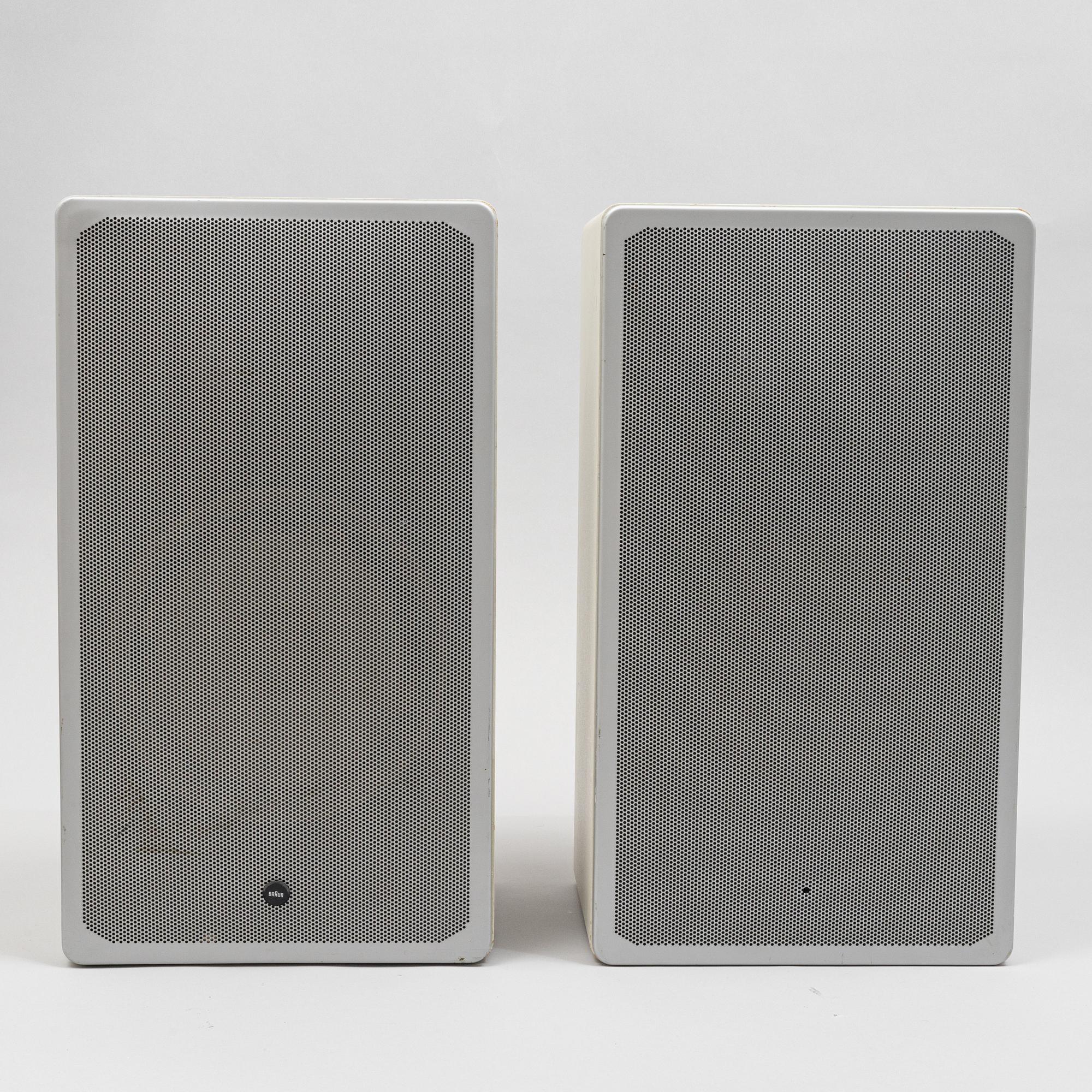 Dieter Rams, stereoutrustning, 5 delar, Braun, Tyskland 1970-tal.