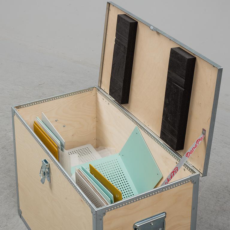 Malin Berglund & Anna Sjöberg, "Cell", shelfing system, 11 pieces, 2018.