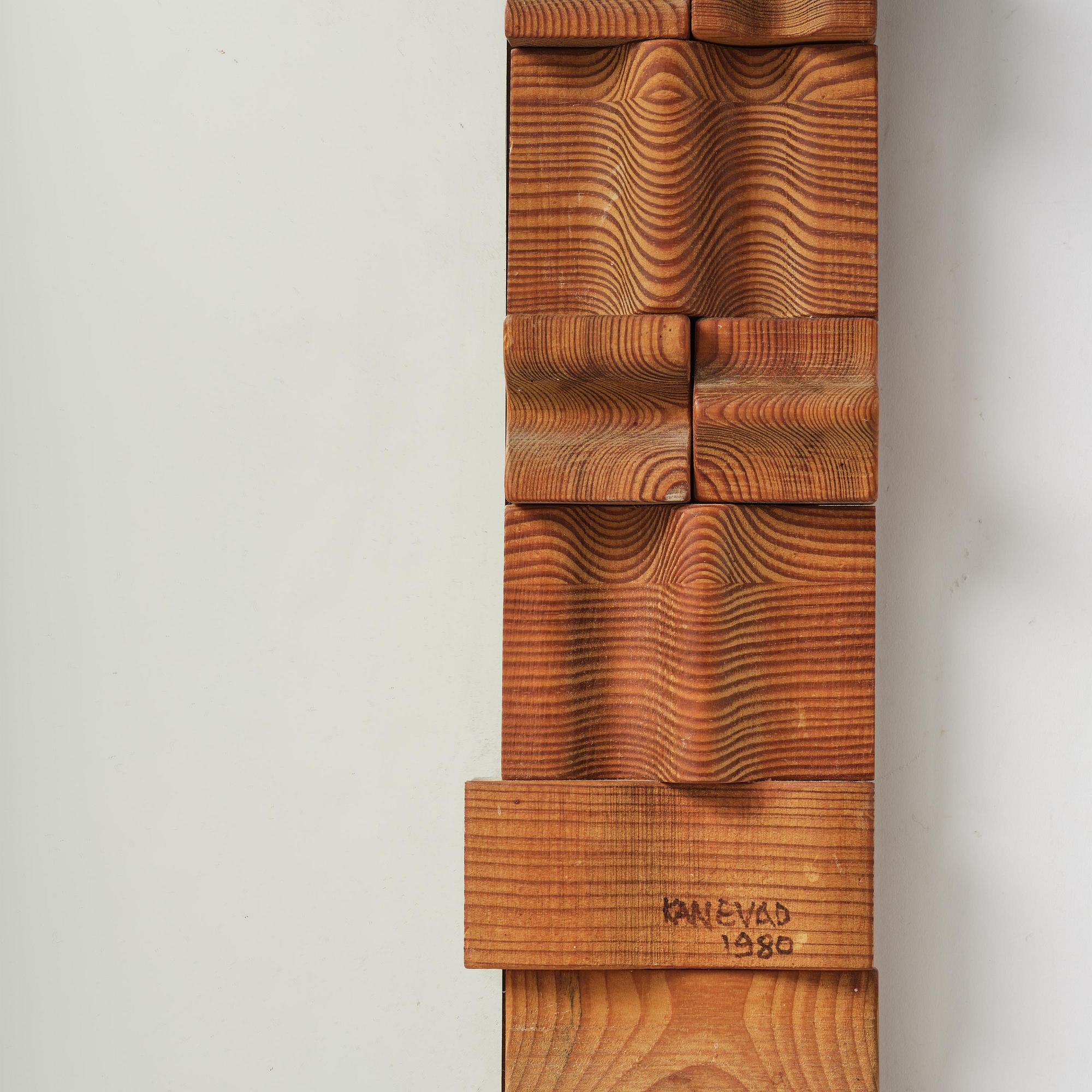 Gunnar Kanevad, a mirror, executed in his own studio, Linköping, 1980.