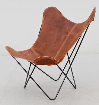 FLADDERMUSFÅTÖLJ, "Butterfly Chair". 1900-talets mitt.