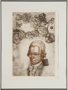 Jiri Anderle, etsning, signerad 20/60.