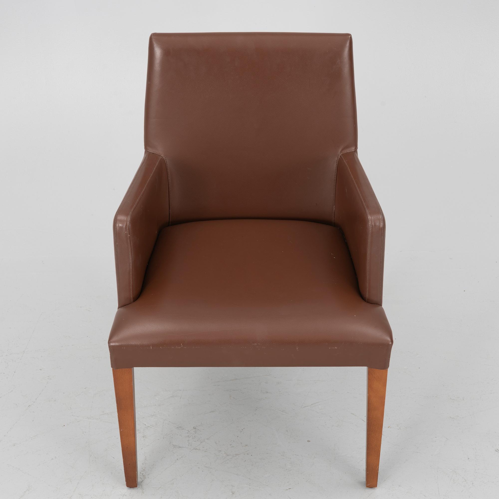 Studio Andreu, six 'Anna' armchairs, Andreu World, Spain.