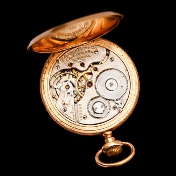 FICKUR, 14 k guld, Hamilton, tidigt 1900-tal.