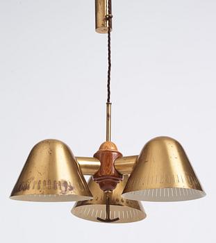 Harald Notini, a ceiling lamp, model '11848', Arvid Böhlmarks Lampfabrik, Sweden 1940s.