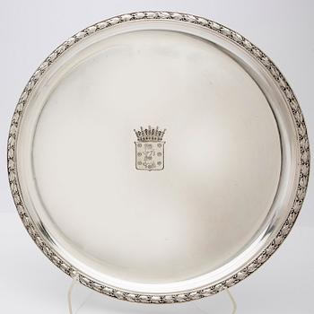 W.A. Bolin, Bricka, silver, 1950, Stockholm.