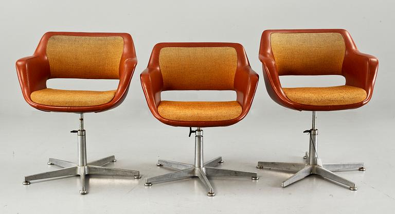 SNURRSTOLAR, Olli Mannermaa för Martela Oy, Finland, 1900-talets fjärde kvartal.