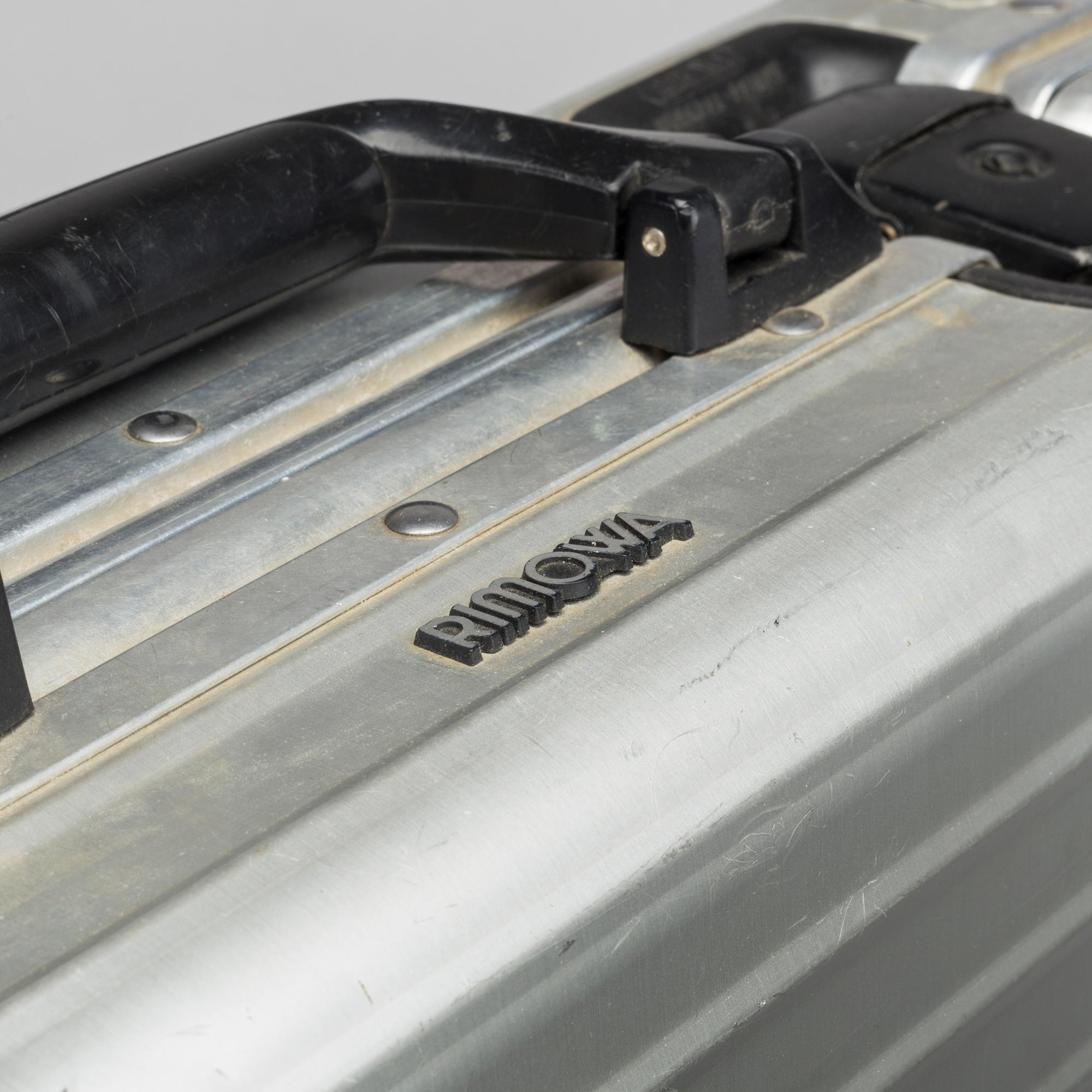 A set of three Rimowa bags later part of the 20th century.