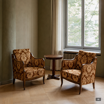 A pair of armchairs, Sweden, 1920s/30s.
