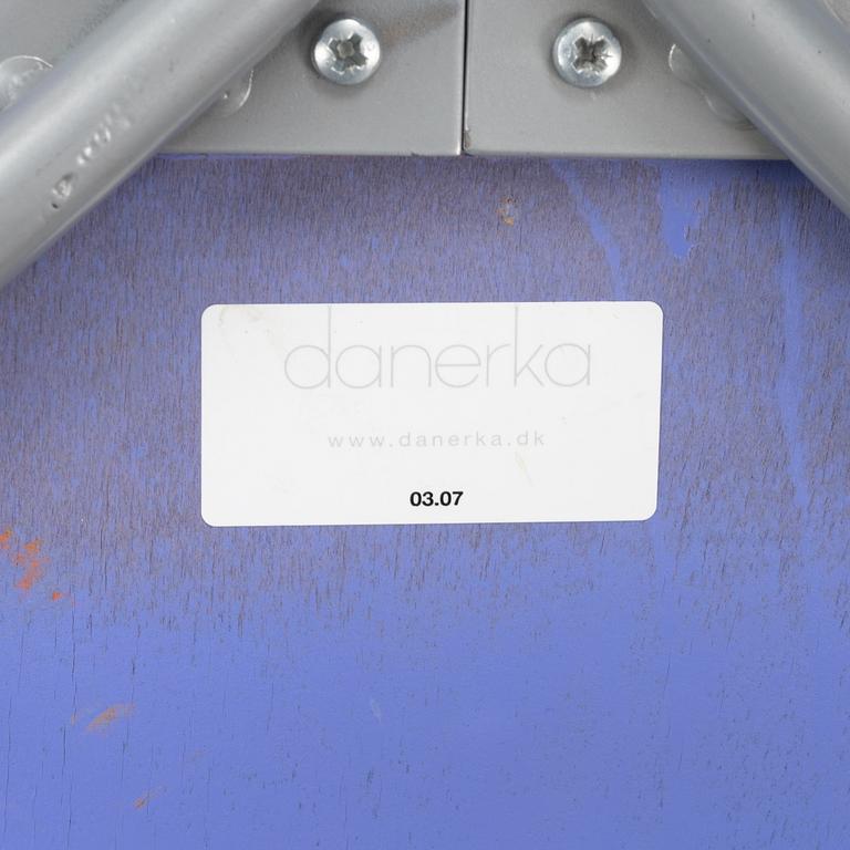 Erik Ole Jørgensen, six stackable 'Rondo' chairs, Danerka, Denmark, 21st Century.