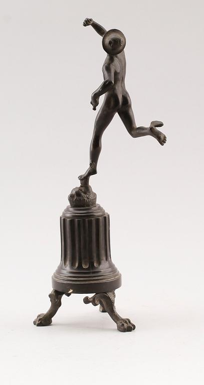 SKULPTUR, bronserad metall, 1900-tal.