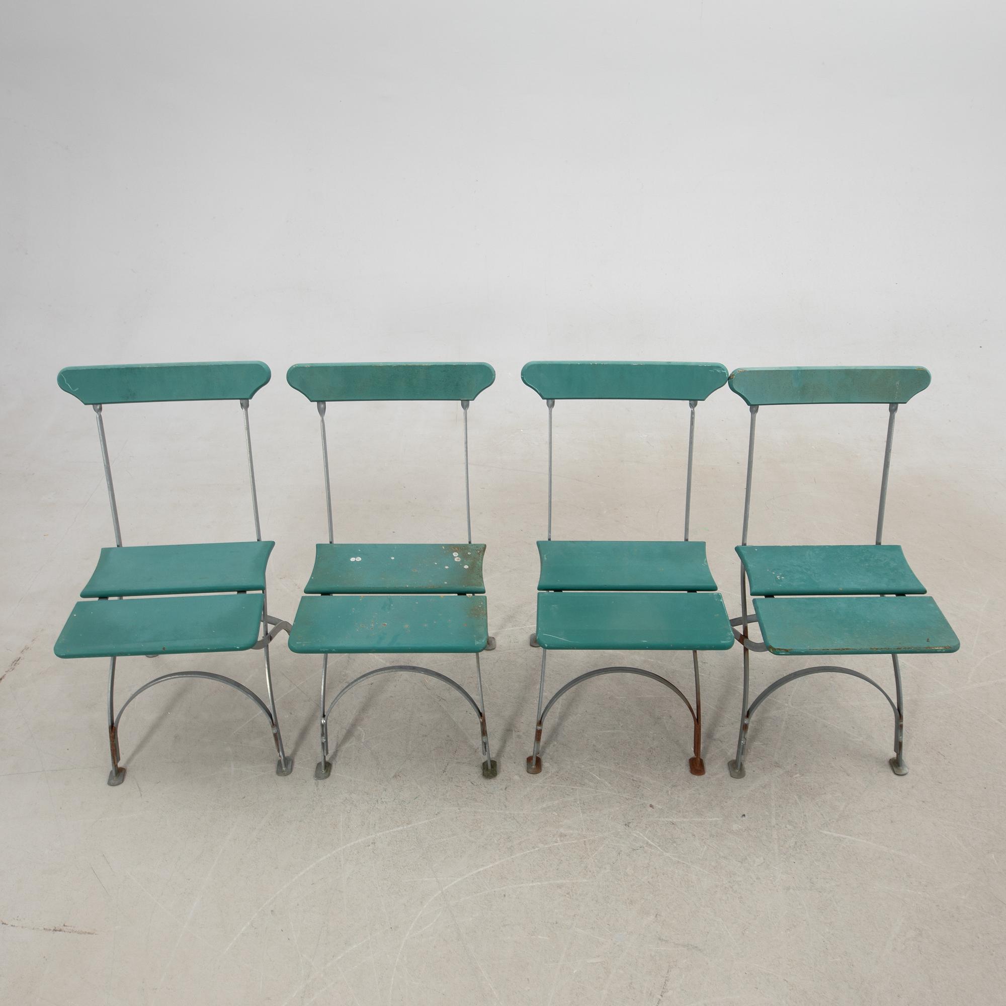 Garden group 5 pcs Grythyttan "Bryggeriserien" second half of the 20th century.