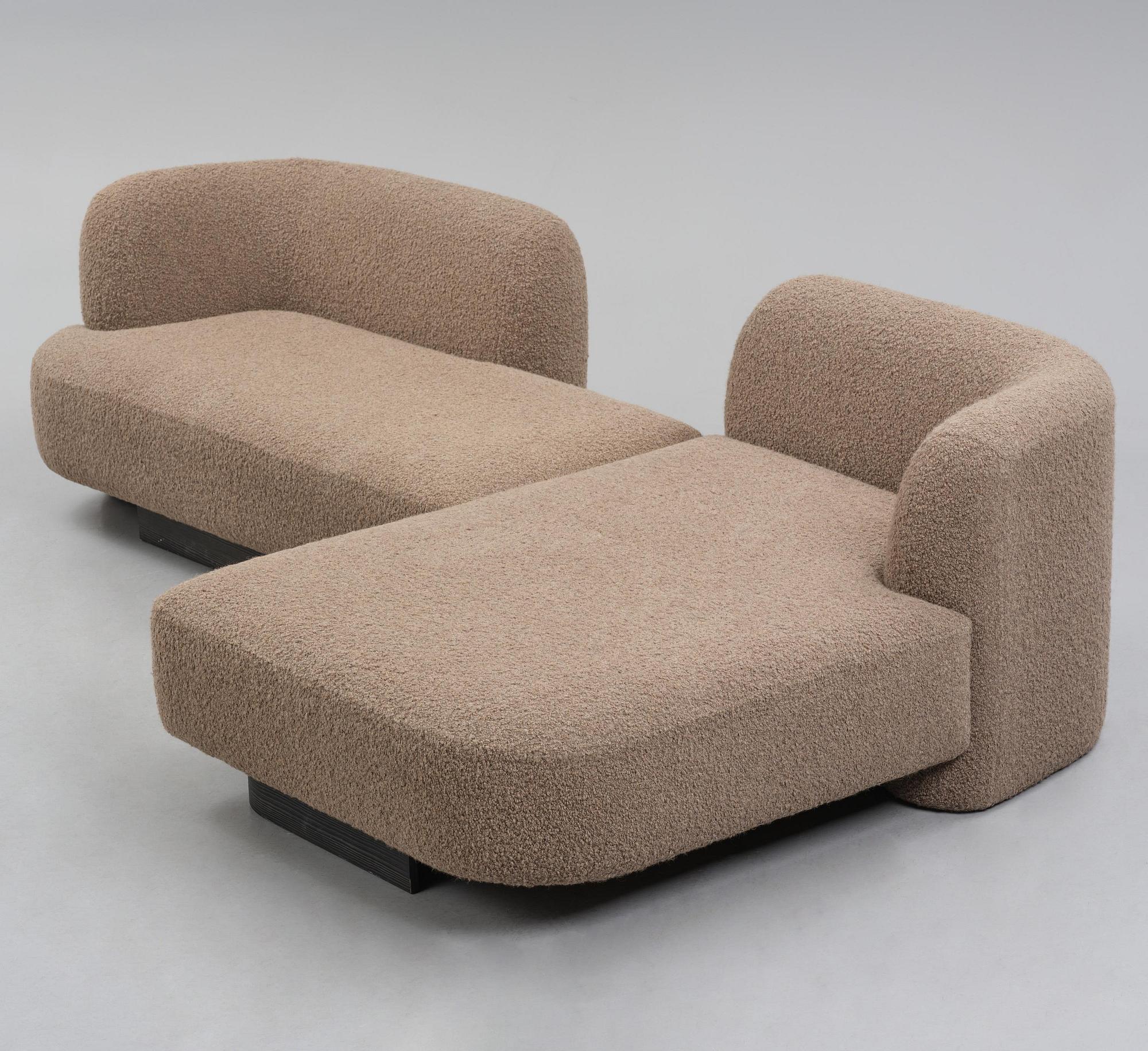Christophe Delcourt, sofa "Pop", Delcourt Collection, France, contemporary production.