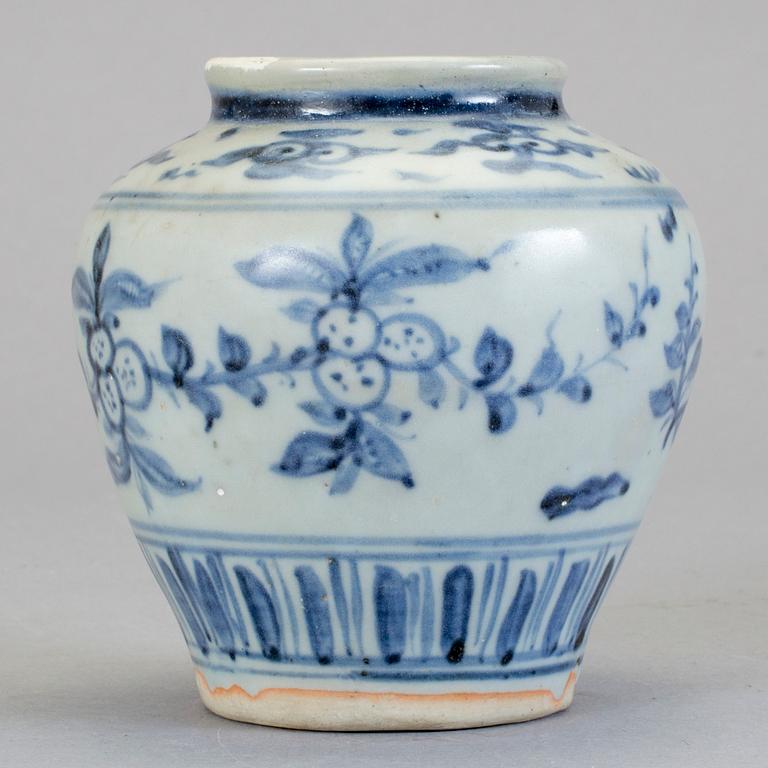 URNA, porslin, Kina, Ming (1368-1644).