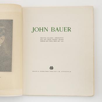 "John Bauer: trettio bilder i mezzotypi till ett urval sagor i bland Tomtar och troll åren 1907-1915", 2 vol.