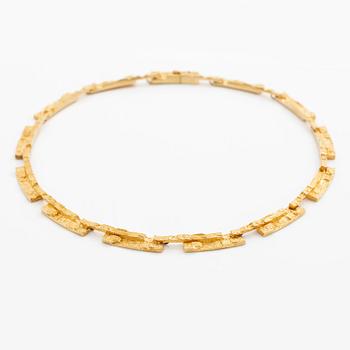 Björn Weckström, collier "Tundra", 18K guld, Finland. För Lapponia.
