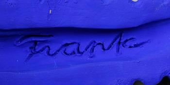 OKÄND KONSTNÄR, skulptur, bär otydl sign.