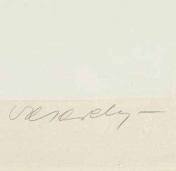 VICTOR VASARELY, pochoir, signerad med blyerts och numrerad 131/150.