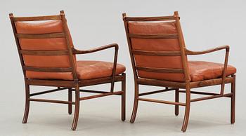 A pair of Ole Wanscher 'Colonial Chair, PJ 149', Poul Jeppesen, Denmark.