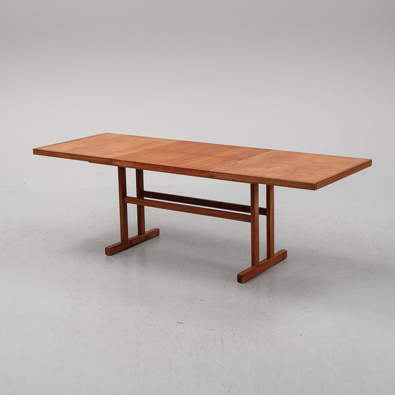 A swedish teak sofa table, Skaraborgs Möbelindustri, Tibro, second half of the 20th century. Signed with label.