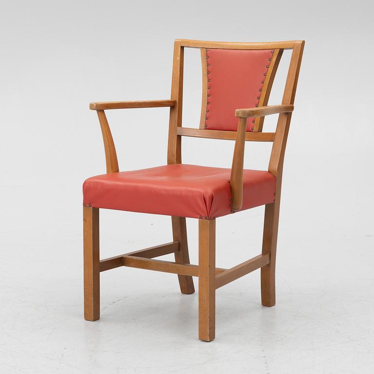 Josef Frank, a model B2163 armchair, Svenskt Tenn.