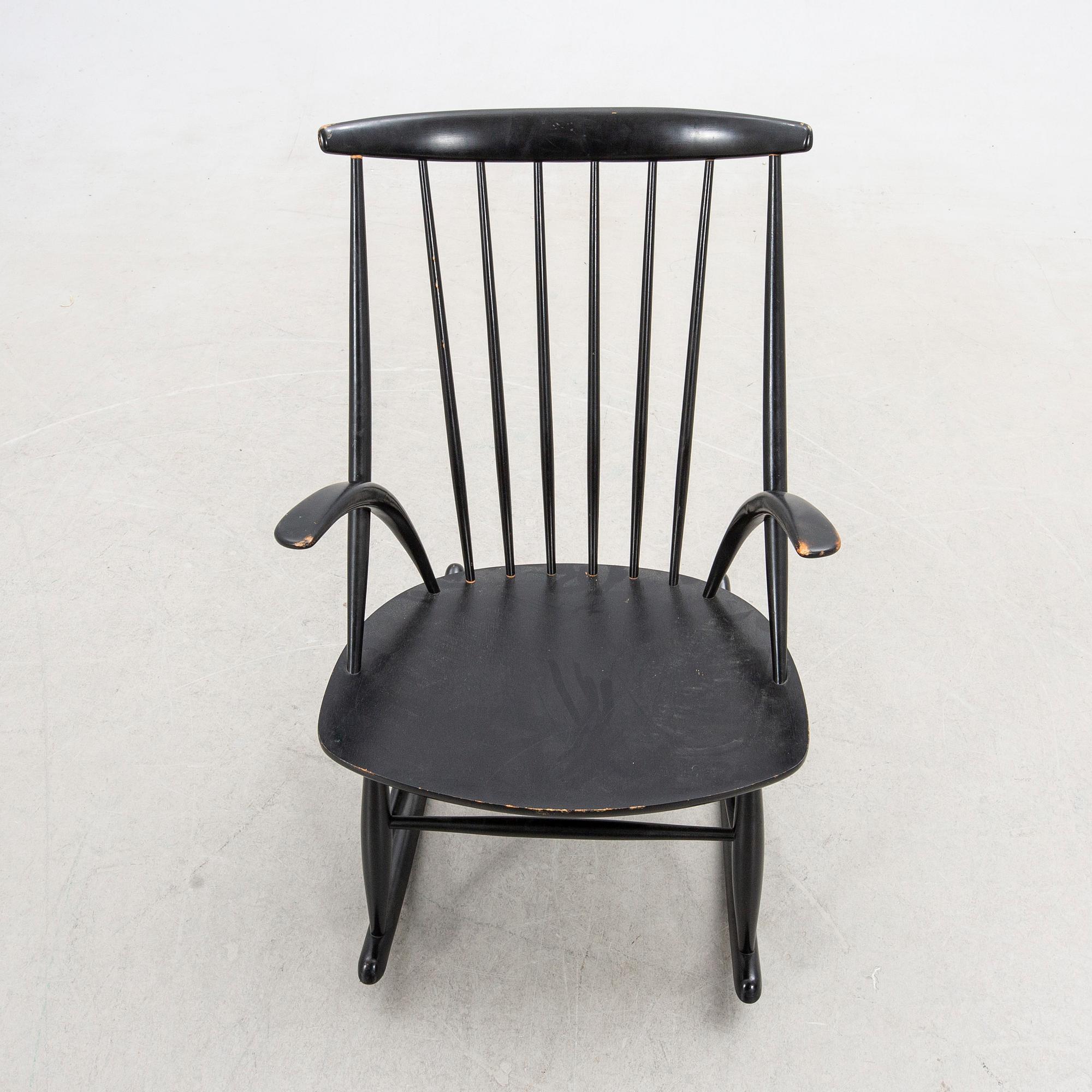 Illum Wikkelsø, gungstol, "Gyngestol Nr. 3", Eilersen, 1900-talets mitt.