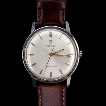 RANNEKELLO, Omega Seamaster, terästä, 1960-luku. Alkuperäinen rasia.