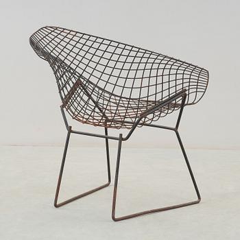 STOL, "Diamond chair", Harry Bertoia, 1900-talets andra hälft.