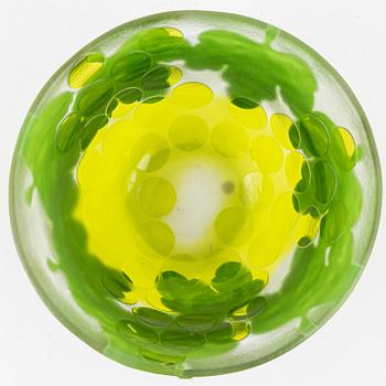 Paul Hoff, a glass bowl, Kosta, Sweden.