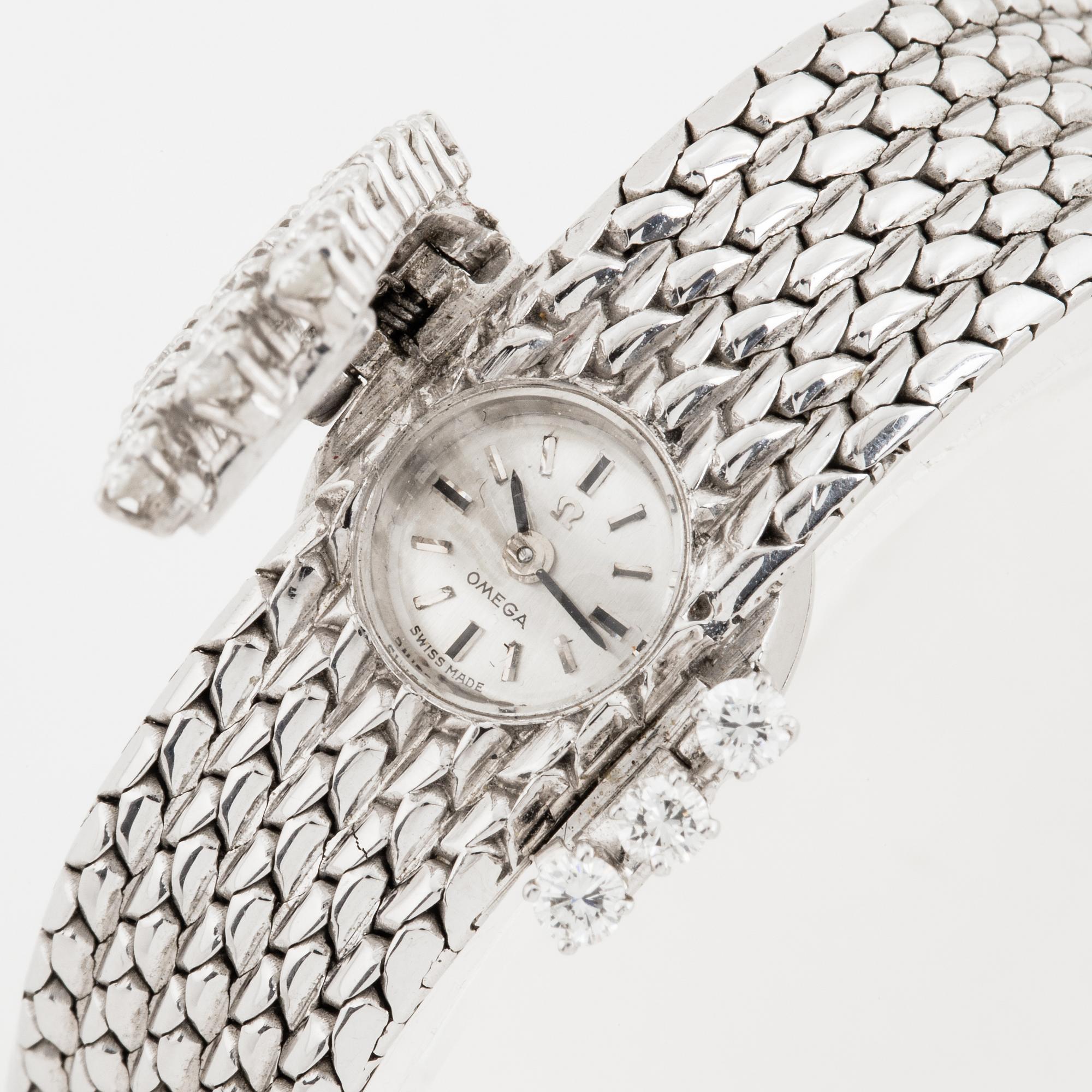 Omega, wristwatch, 20 mm.