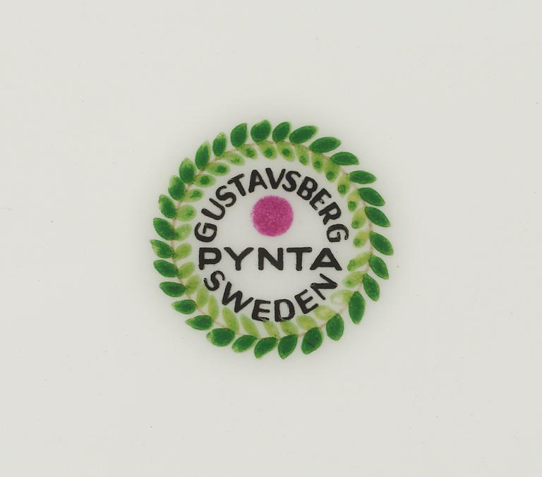 STIG LINDBERG, servis, 23 delar, "Pynta", Stig Lindberg, Gustavsberg 1962-65.