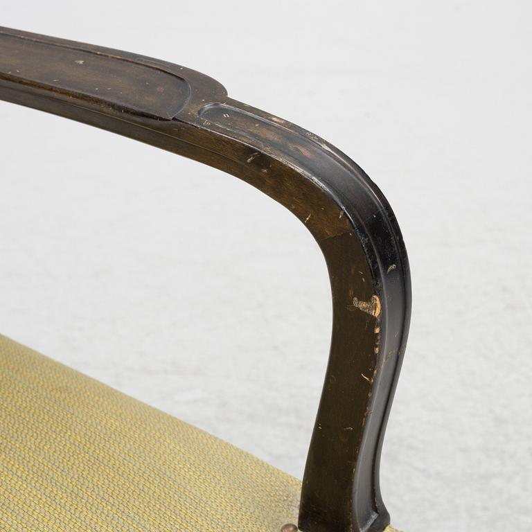 A pair of 'Rosenborg' Swedish Grace armchairs, Seffle Möbelfabrik, 1920s/30s.