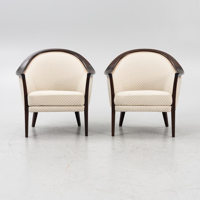 Bertil Fridhagen, fåtöljer, ett par, "Aristokrat", Bodafors, 1960-tal.