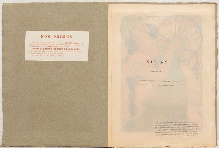 Alphonse Mucha, "Salomé".
