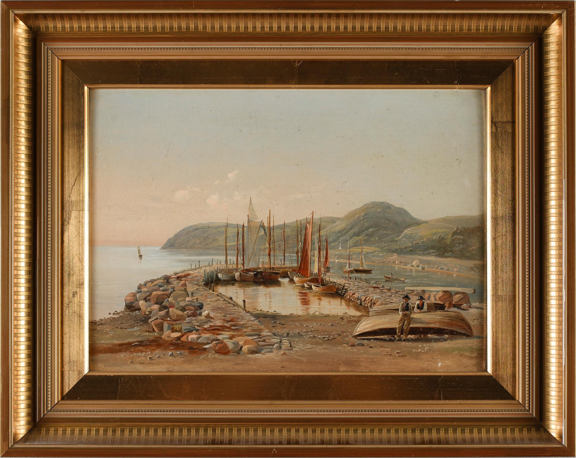 JOACHIM FERDINAND RICHARDT, olja på pannå, osignerad.