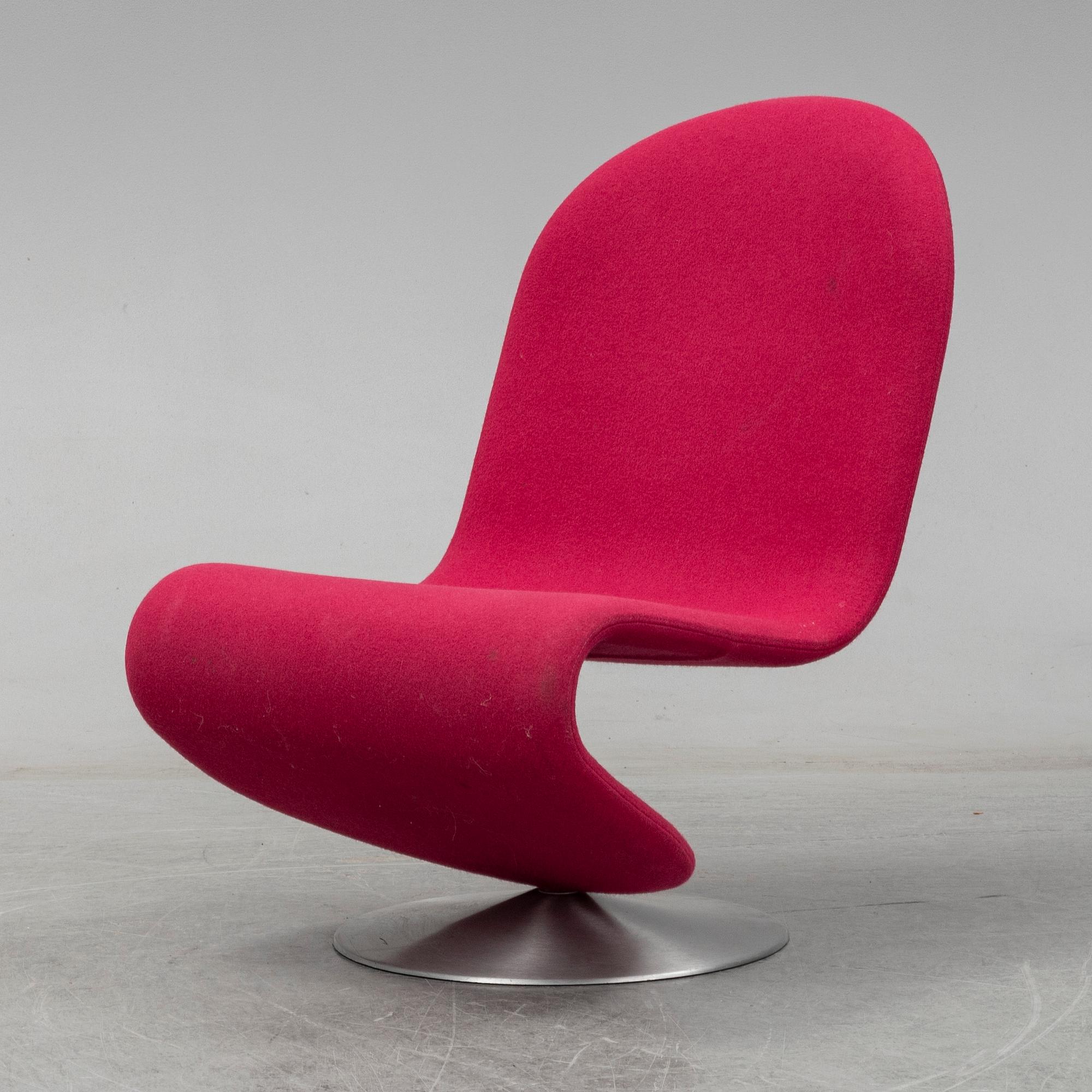 VERNER PANTON, stol/fåtölj, "System 1-2-3", Danmark.