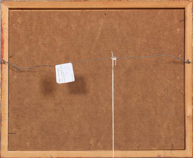 MARTIN ÅBERG, olja på duk, signerad och daterad 35.