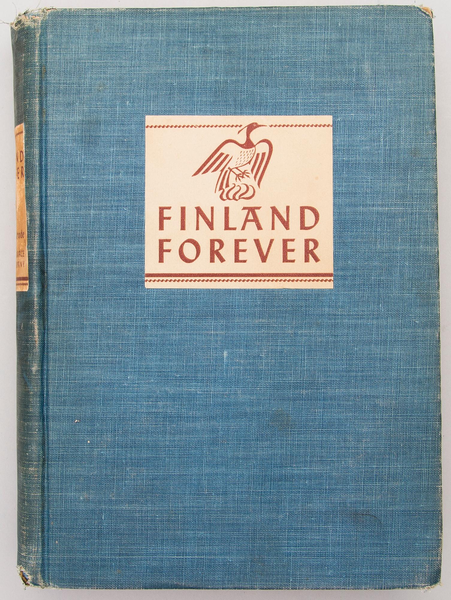 Four books of which two with Loja och Eliel Saarinen's Ex-Libris by Erik O.W. Ehrström, two given as gifts to Saarinen.