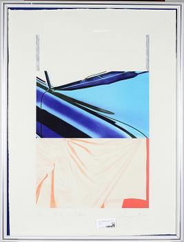 JAMES ROSENQUIST, färglitografi och relief. Sign och numr 6/70.