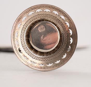 ÖRHÄNGESSTATIV, nysilver, art déco, 1920-/30-tal.