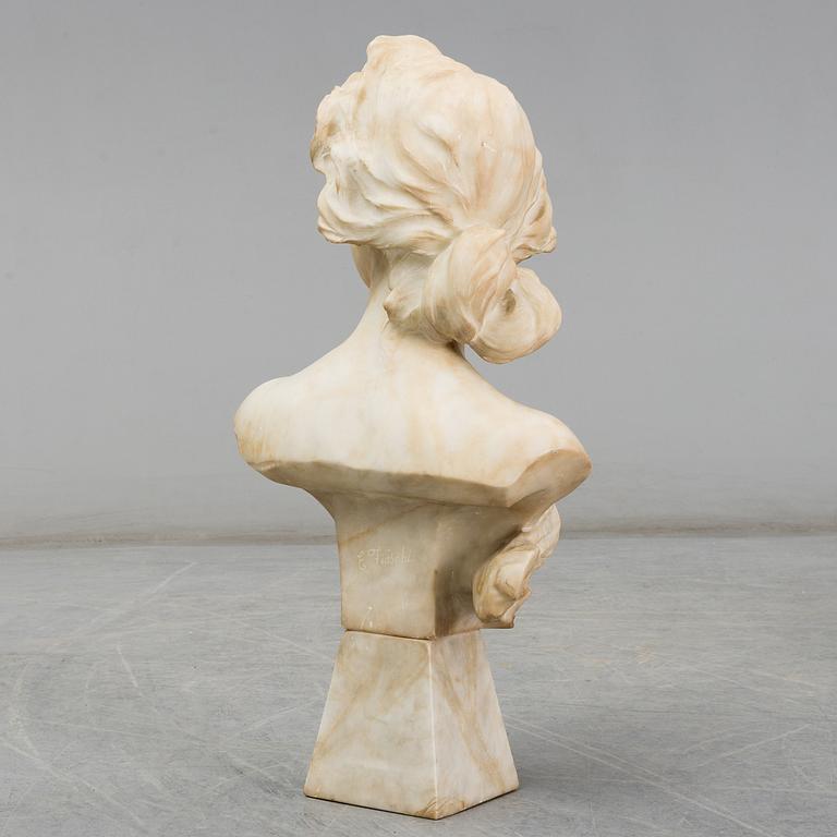 EMILIO FIASCHI, sculpture, alabaster, signed E. Fiaschi.