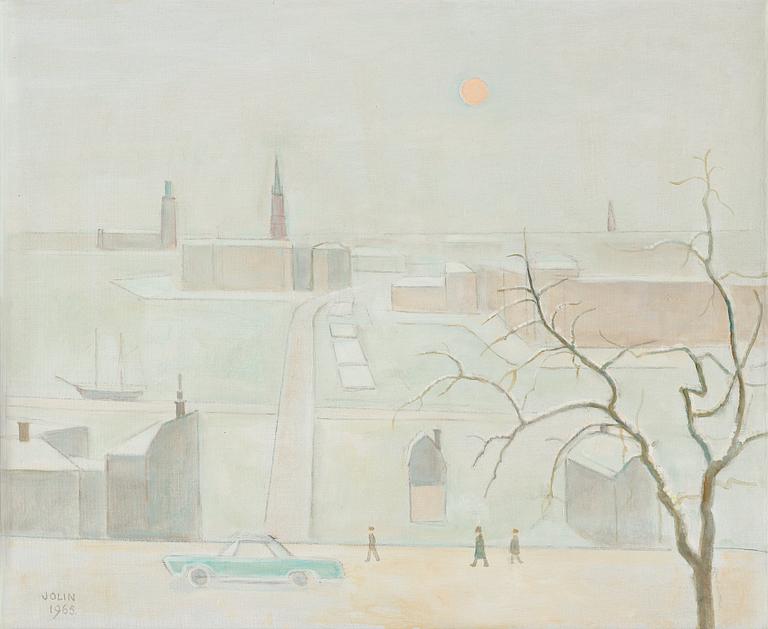 Einar Jolin, Winter scene from Stockholm.