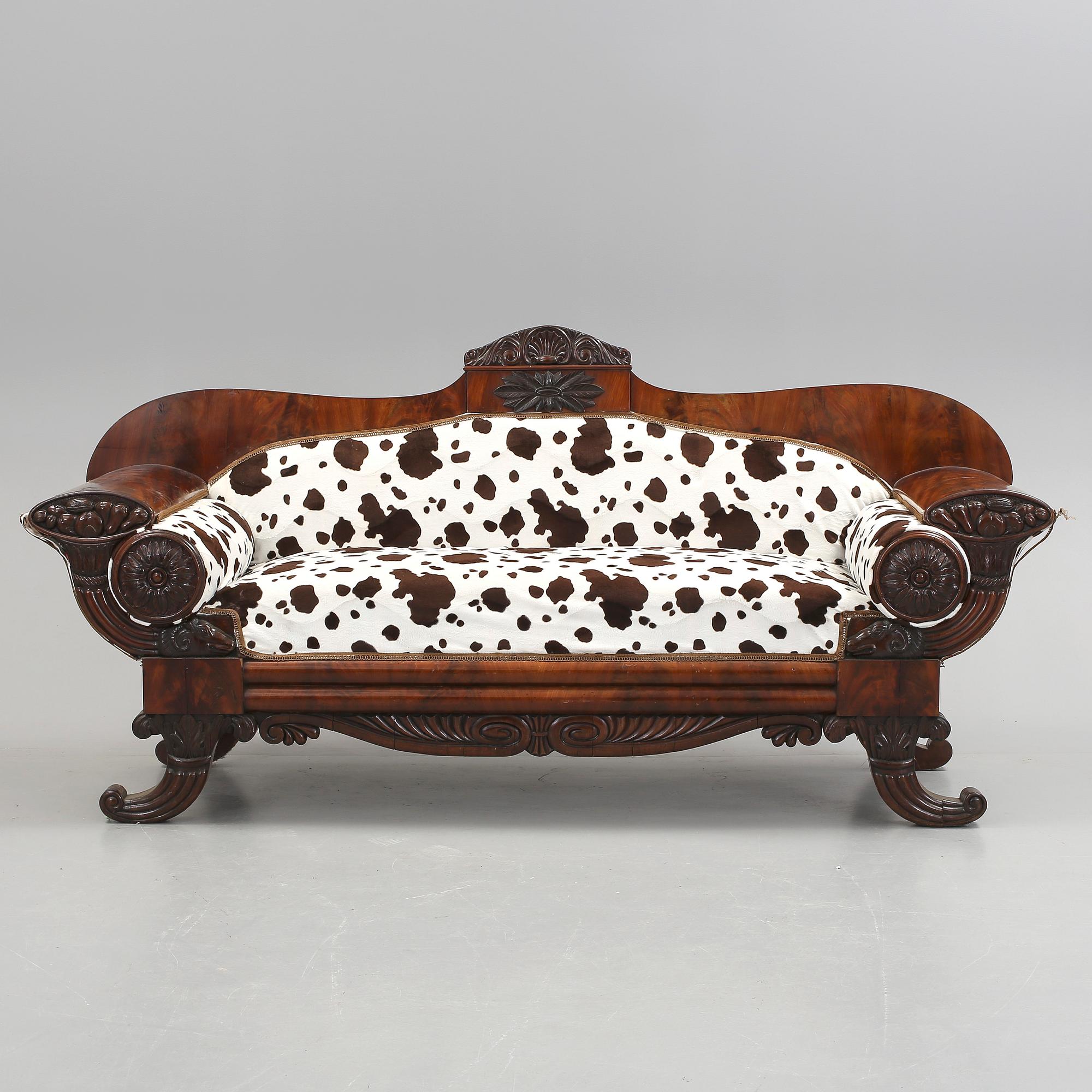SOFFA, senempire, 1800-talets mitt.